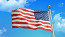 USA Flag Photo on blue sky background