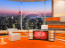 Talk Show Virtual Set Orange -- Camera 3