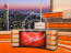 Talk Show Virtual Set Orange -- Camera 5