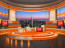 Talk Show Virtual Set Orange -- Camera 1