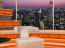 Talk Show Virtual Set Orange -- Camera 6