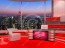 Talk Show Virtual Set Red -- Camera 3 high resolution