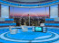 Talk Show Virtual Set Turquoise -- Camera 2 high resolution