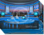 Talk Show Virtual Set Turquoise