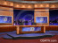 News Virtual Studio Set for two anchors Camera 3