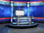 Sport News Studio Set Blue Camera 3 high resolution