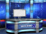 Sport News Studio Set Blue Camera 7 high resolution