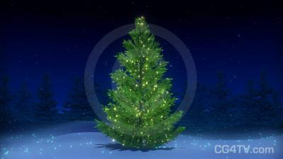 Christmas Tree 3D Animation