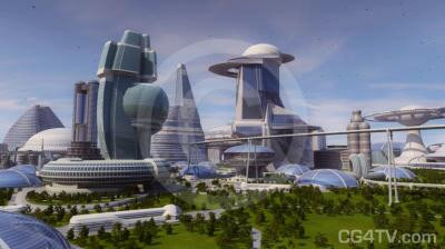 Future City 3D Animation