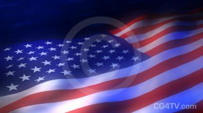 American Flag 3D Animation