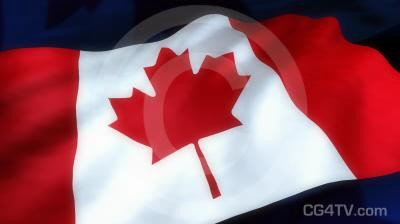 Canadian Flag 3D Animation