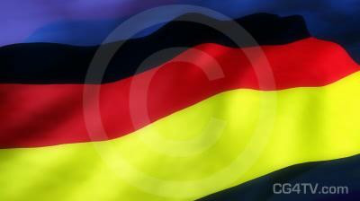 German Flag 3D Animation