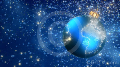 Christmas Ball 3D Animation