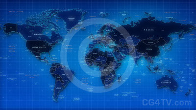 World Map Loop Background
