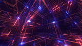 Crystal Lattice Animated Background