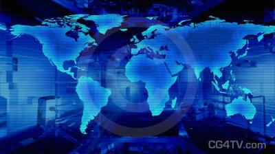 World Map Animated Background