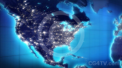 US Map Animated Background