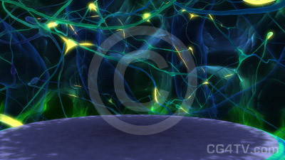 Inside The Brain Animated Virtual Set -- Camera 5