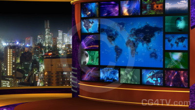 Multi Screen Animated News Set 5