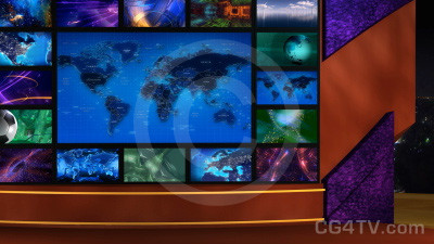 Multi Screen Animated News Set 8