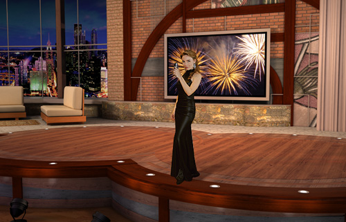 Stage Virtual Background Set Stage Virtual Background Set