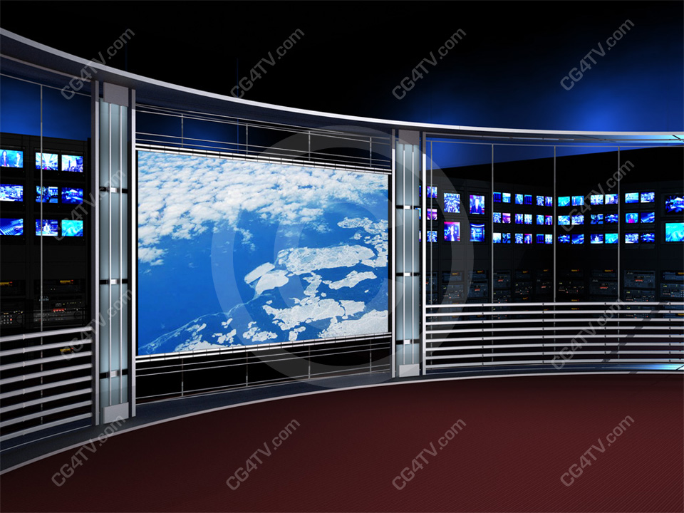 Weather Virtual Set Studio Background